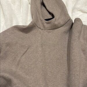 ESSENTIALS KIDS HOODIE 14/16 TAN UNISEX BOYS